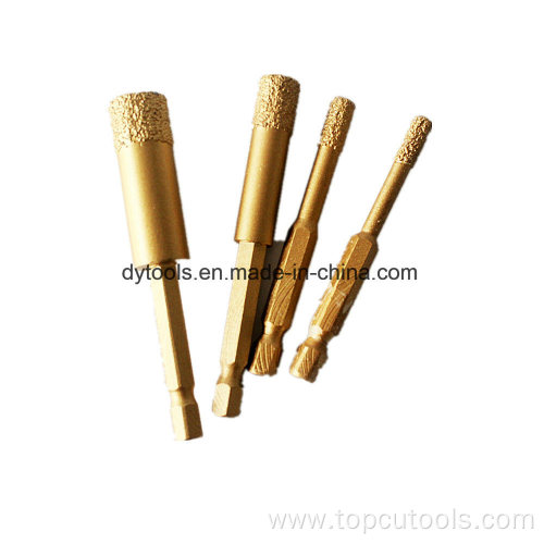 Good Performance Vacuum Brazed Diamond Core Drill Bit for Drilling Tile